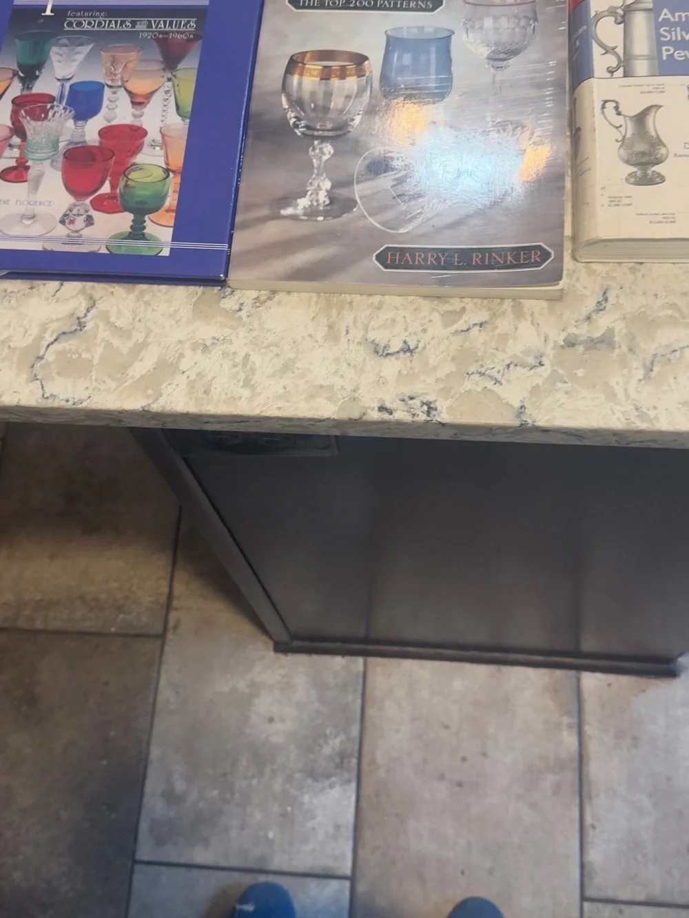 Silver & Glass Reference Book - Blue and Gold price book
